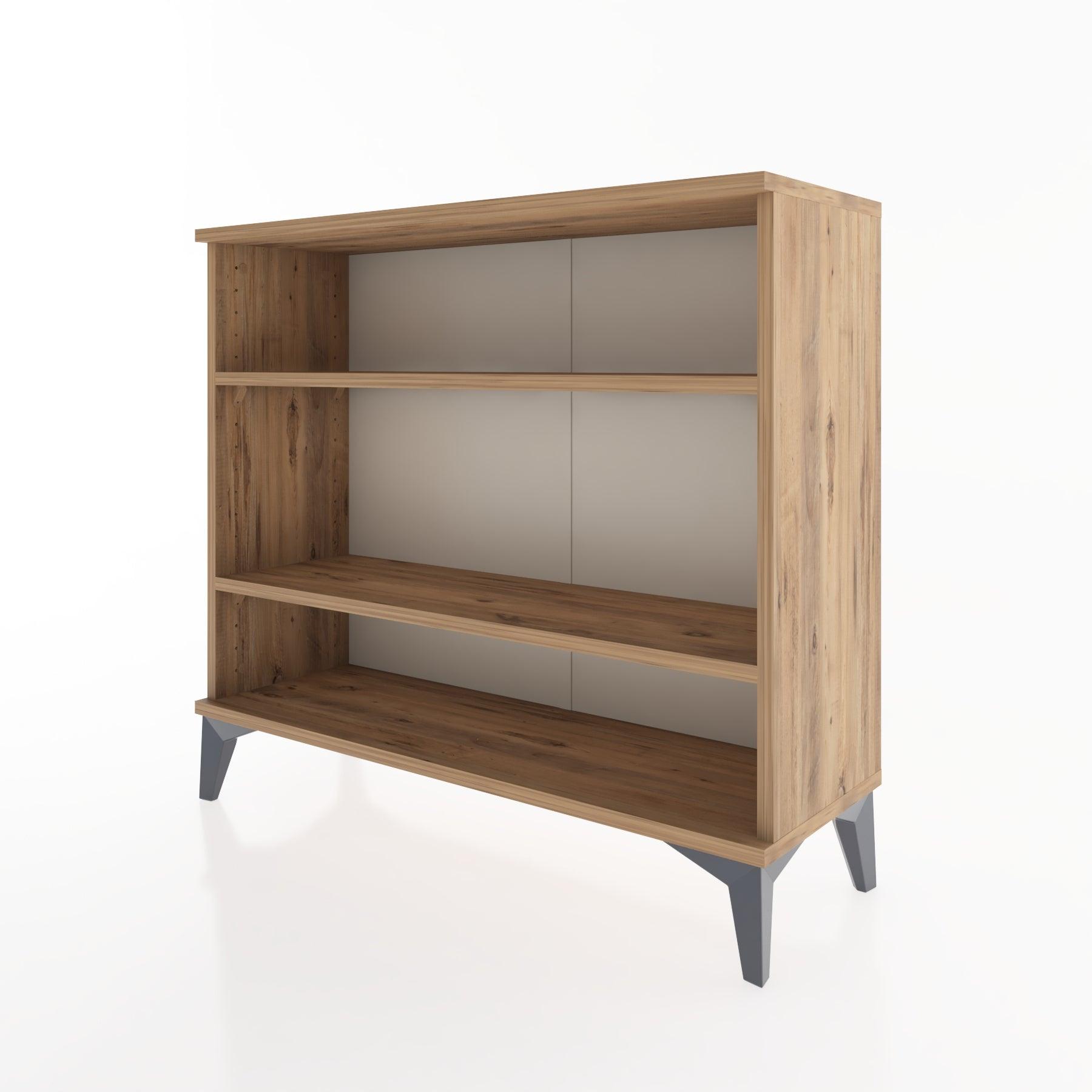 Woodntry Modüler Şifonyer İki Raflı 88x30x68 cm Çam - Woodntry