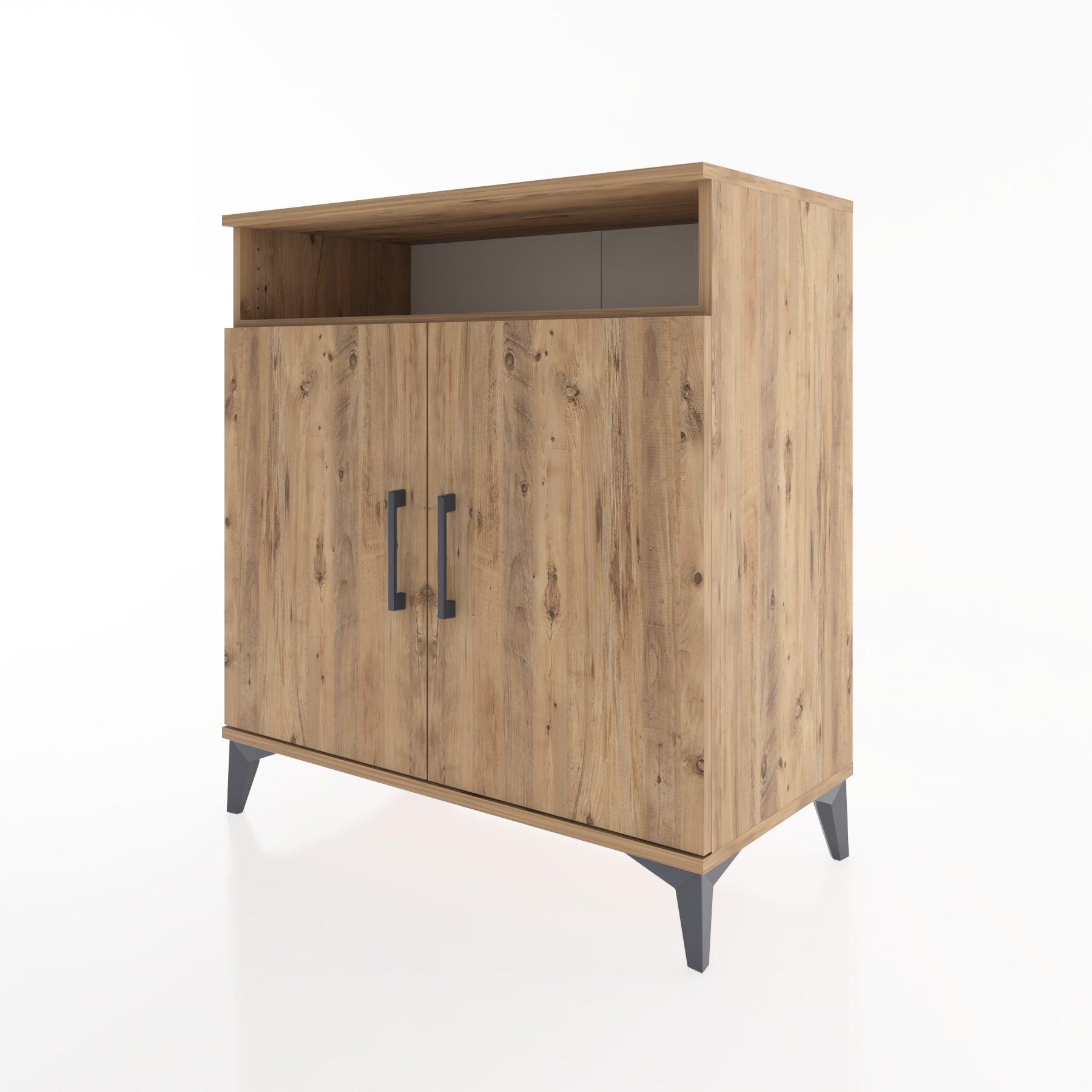 Woodntry Modular Dresser Pine 88x44x84 cm with Cover and Shelf KR83-3