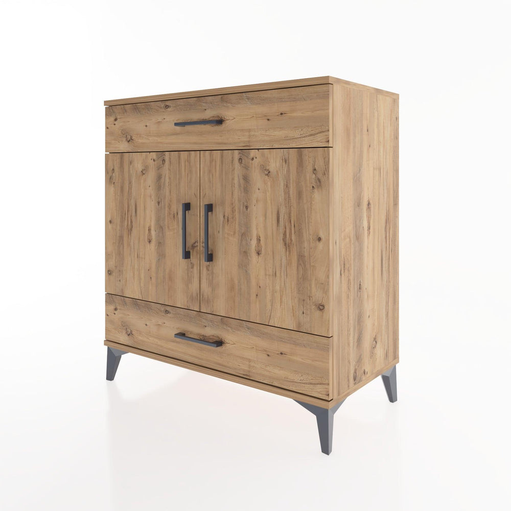 Woodntry Modular Dresser Pine 88x44x84 cm with Cover and Drawer KC58-3
