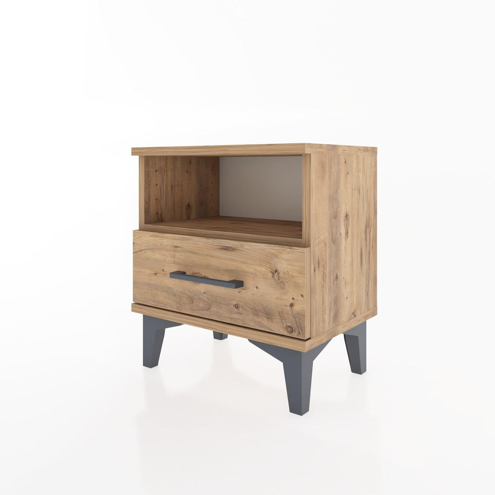 Woodntry Modüler Komodin Raf ve Çekmece 44x30x36 cm Çam - Woodntry