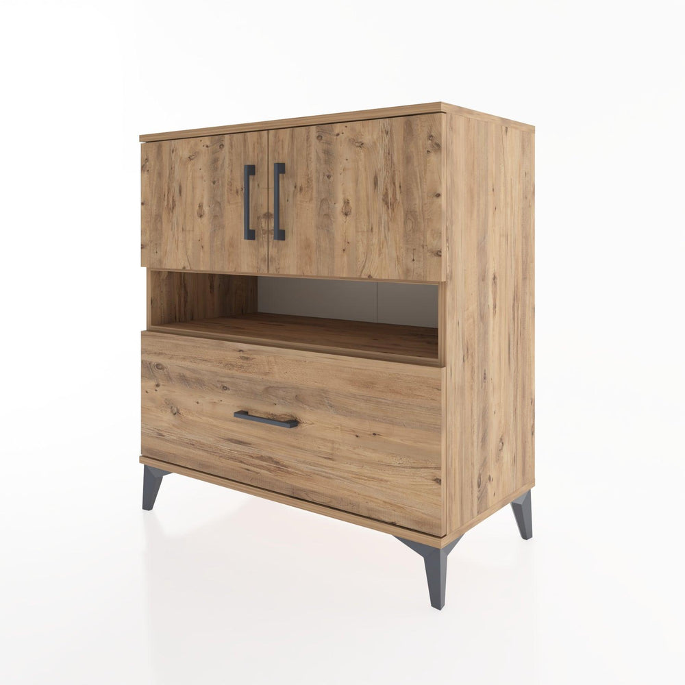 Woodntry Modüler Şifonyer Çam 88x44x84 cm Fonksiyonel F112-3