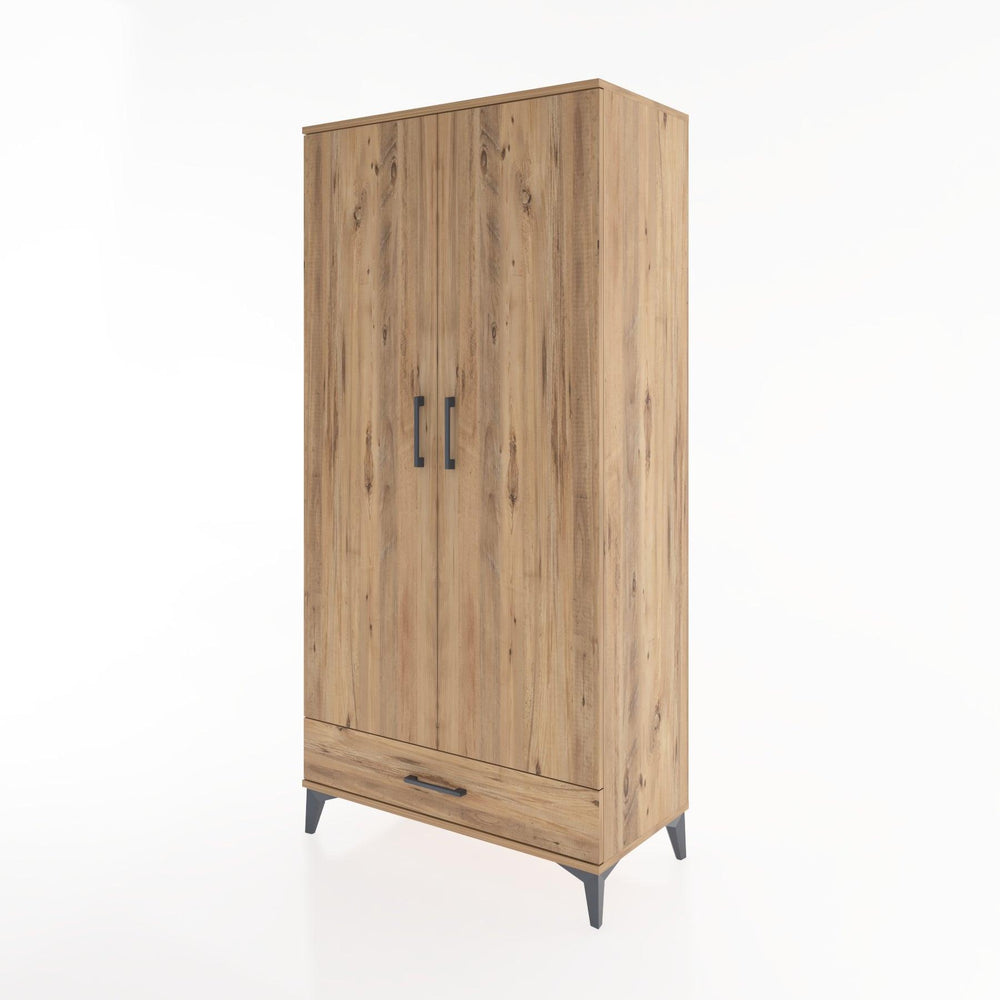 Woodntry Modular Cabinet Pine 88x44x170 cm with Doors and Drawers KC8-3
