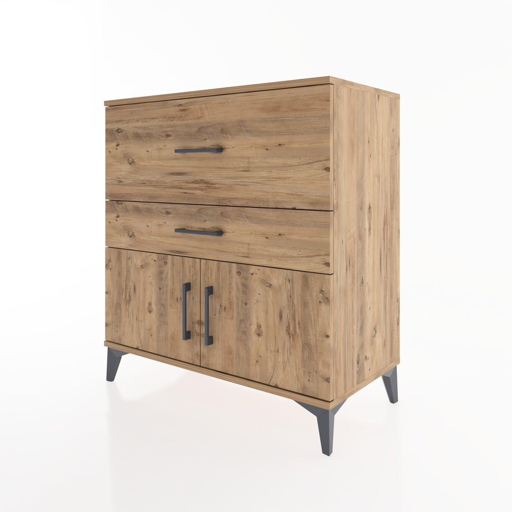 Woodntry Modular Dresser Pine 88x44x84 cm with Cover and Drawer KC106-3