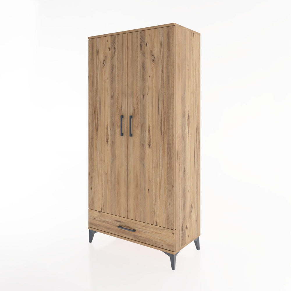 Woodntry Modular Cabinet Pine 88x44x170 cm with Doors and Drawers KC30-3