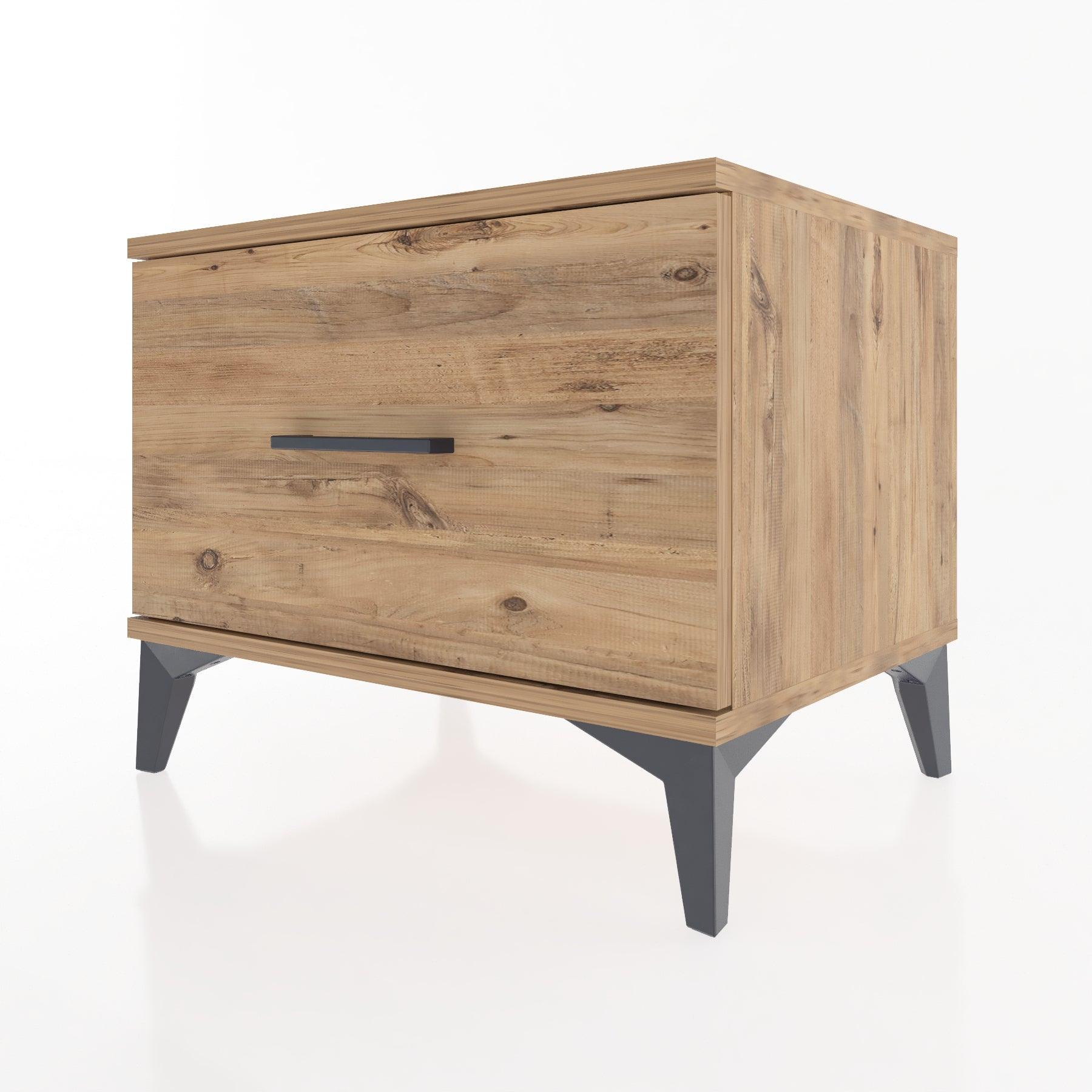 Woodntry Modular Nightstand Pine 60x44x68 cm Drawer C1-3