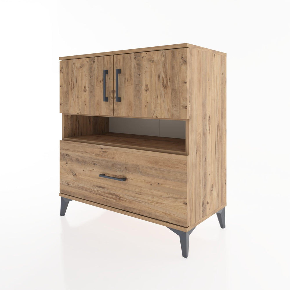 Woodntry Modüler Şifonyer Çam 88x44x84 cm Fonksiyonel F111-3