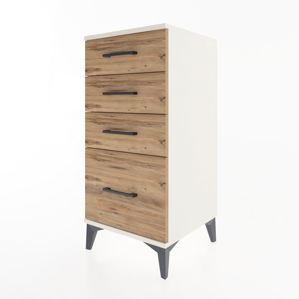 Woodntry Modular Nightstand Moonstone 44x44x84 cm Drawer C2-1