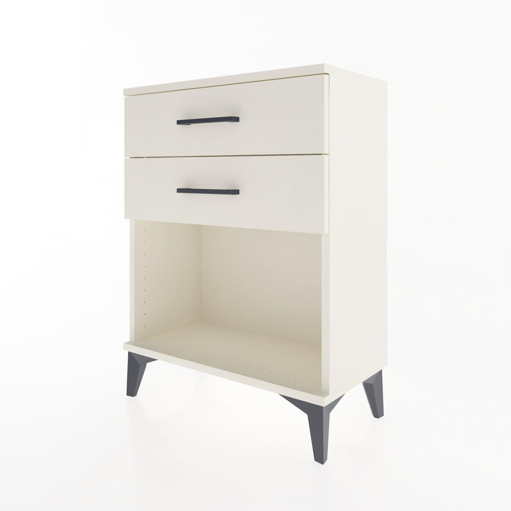 Woodntry Modüler Komodin Aytaşı 60x30x68 cm Çekmeceli ve Raflı CR2-1