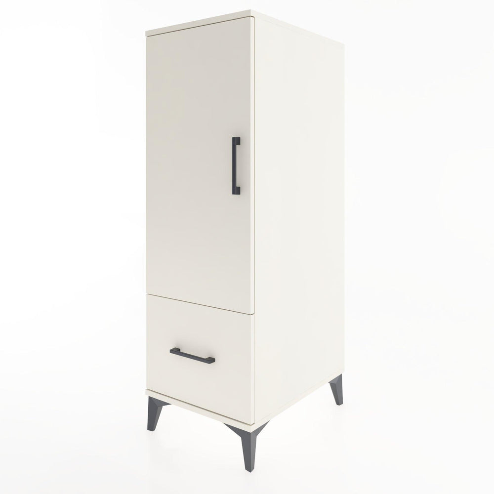 Woodntry Modüler Dolap Aytaşı 44x59x122 cm Kapaklı ve Çekmeceli KC2-1