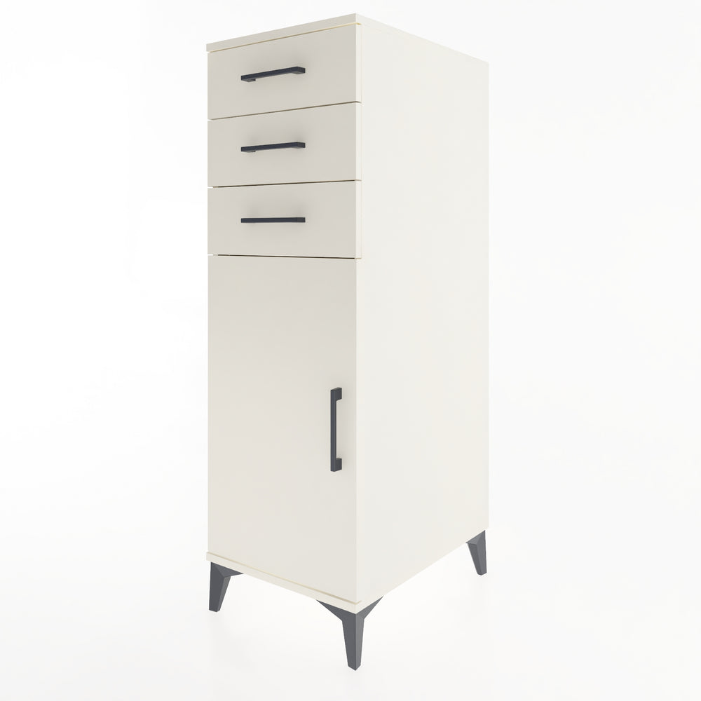 Woodntry Modular Cabinet Moonstone 44x59x122 cm with Doors and Drawers KC52-1