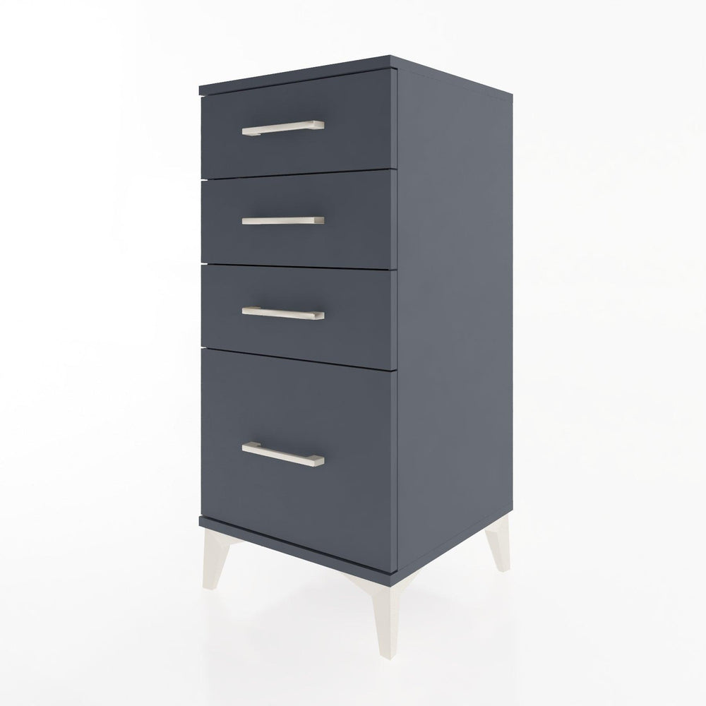 Woodntry Modular Nightstand Anthracite 44x44x84 cm Drawer C2-2