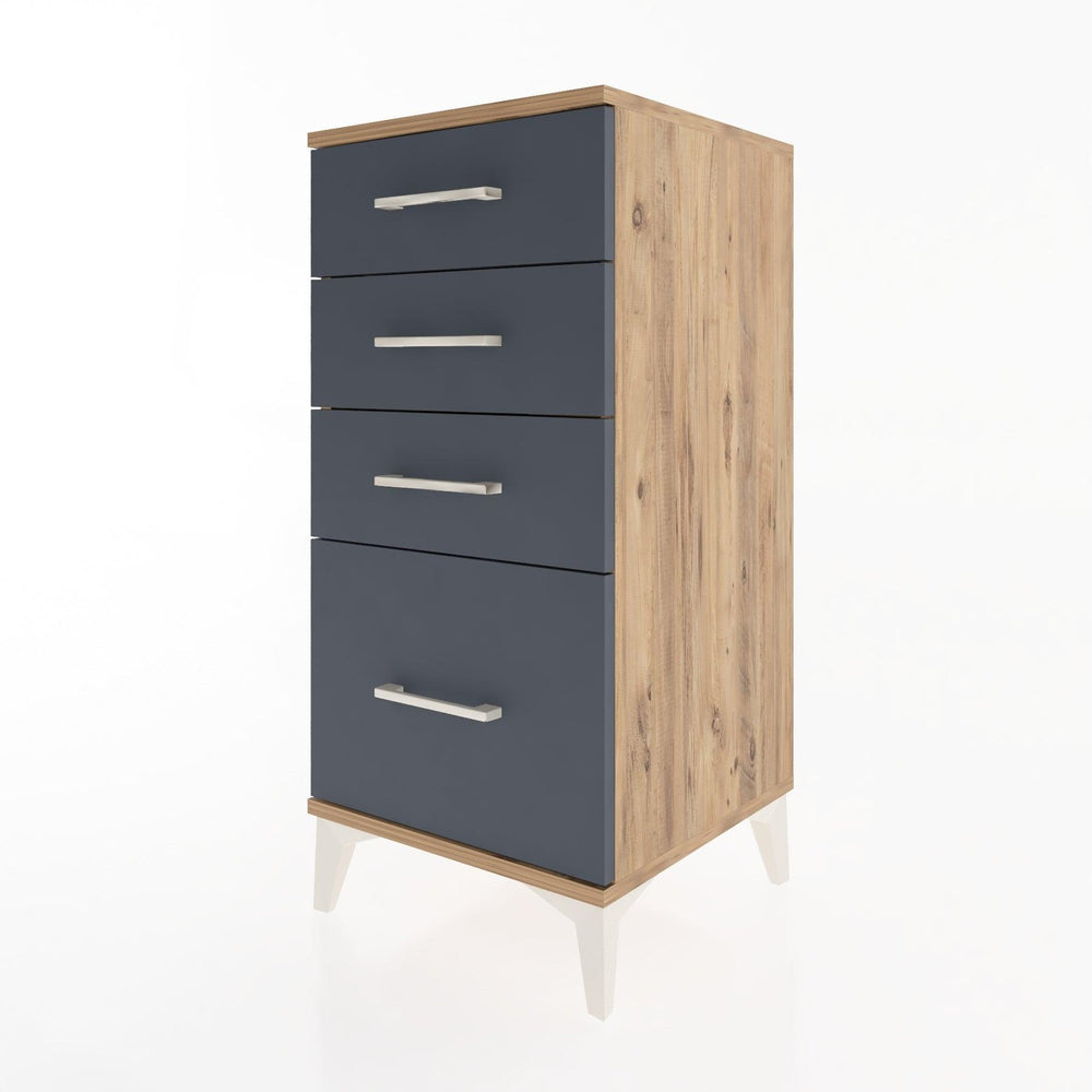 Woodntry Modular Nightstand Pine 44x44x84 cm Drawer C2-3