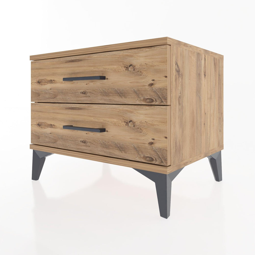 Woodntry Modular Nightstand Pine 60x44x68 cm Drawer C2-3
