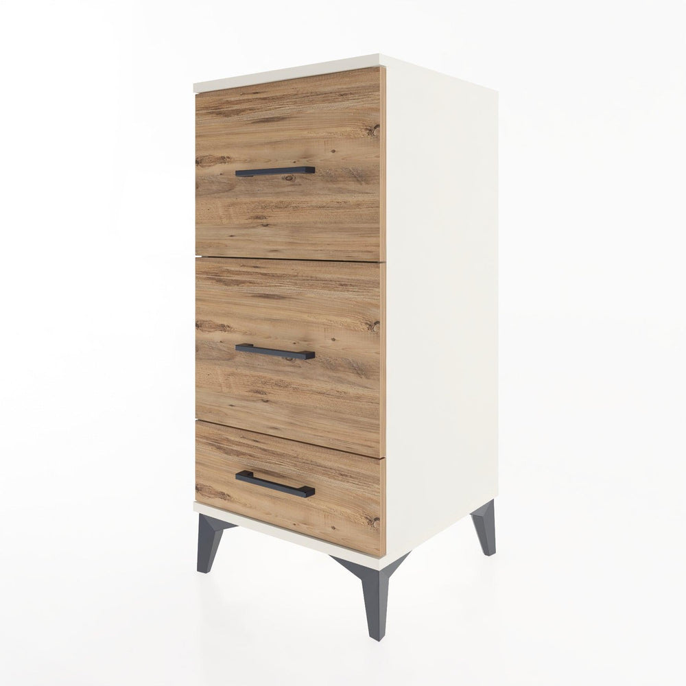 Woodntry Modular Nightstand Moonstone 44x44x84 cm Drawer C3-1