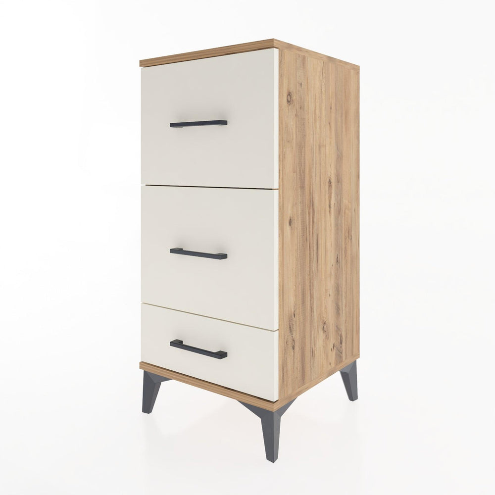 Woodntry Modular Nightstand Pine 44x44x84 cm Drawer C3-3