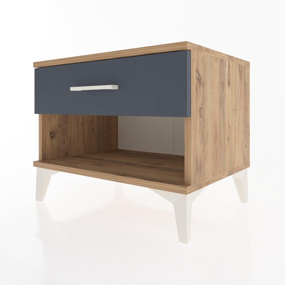 Woodntry Modular Nightstand Pine 60x44x68 cm with Drawers and Shelves CR3-3