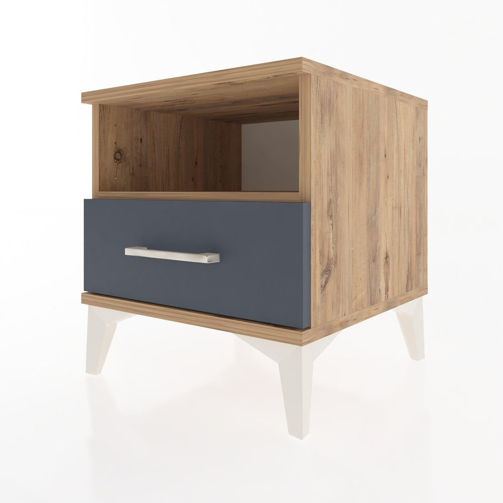 Woodntry Modüler Komodin Çam 44x44x36 cm Çekmeceli ve Raflı CR3-3