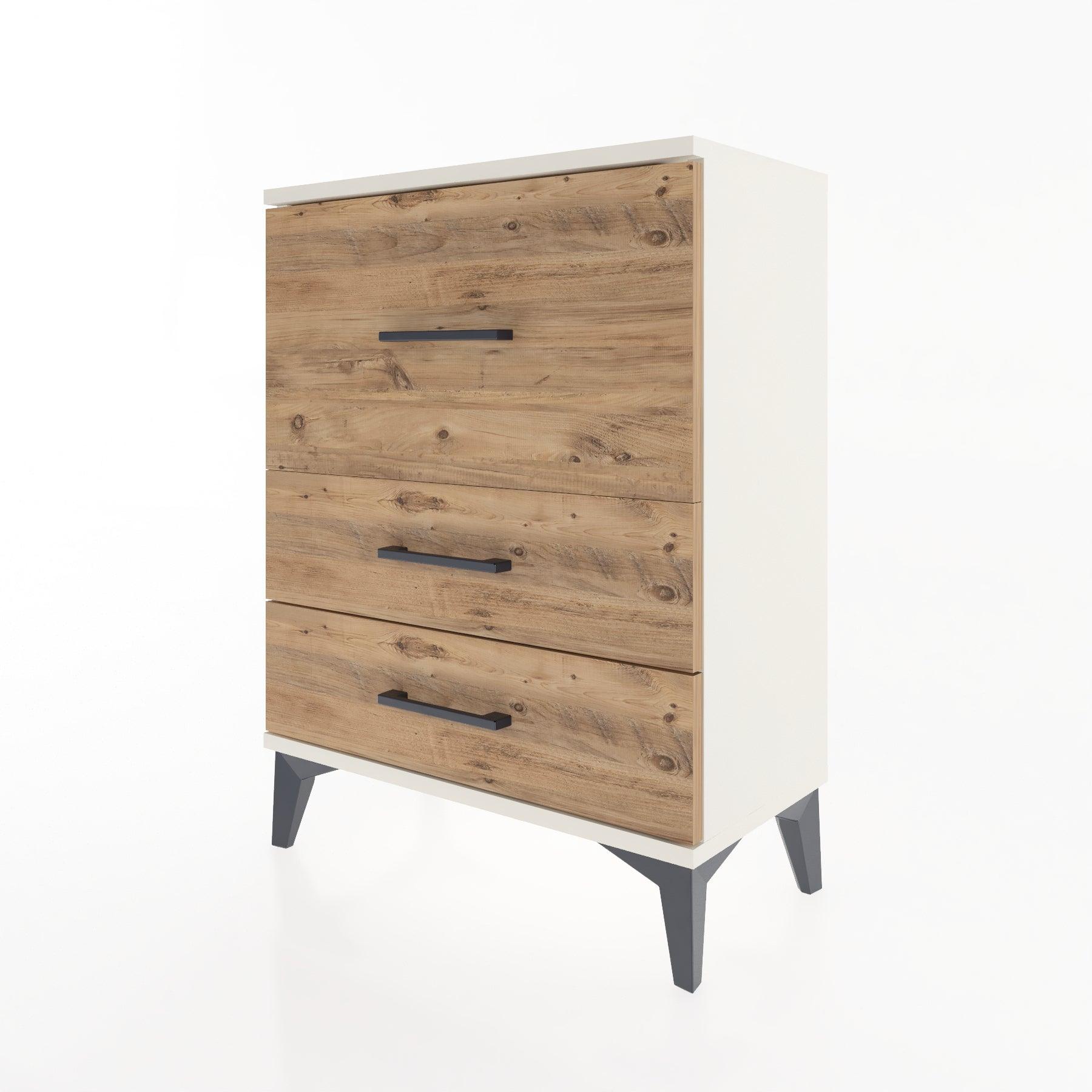 Woodntry Modular Nightstand Moonstone 60x30x68 cm Drawer C4-1
