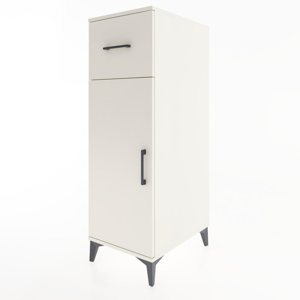 Woodntry Modular Cabinet Moonstone 44x30x122 cm with Doors and Drawers KC4-1