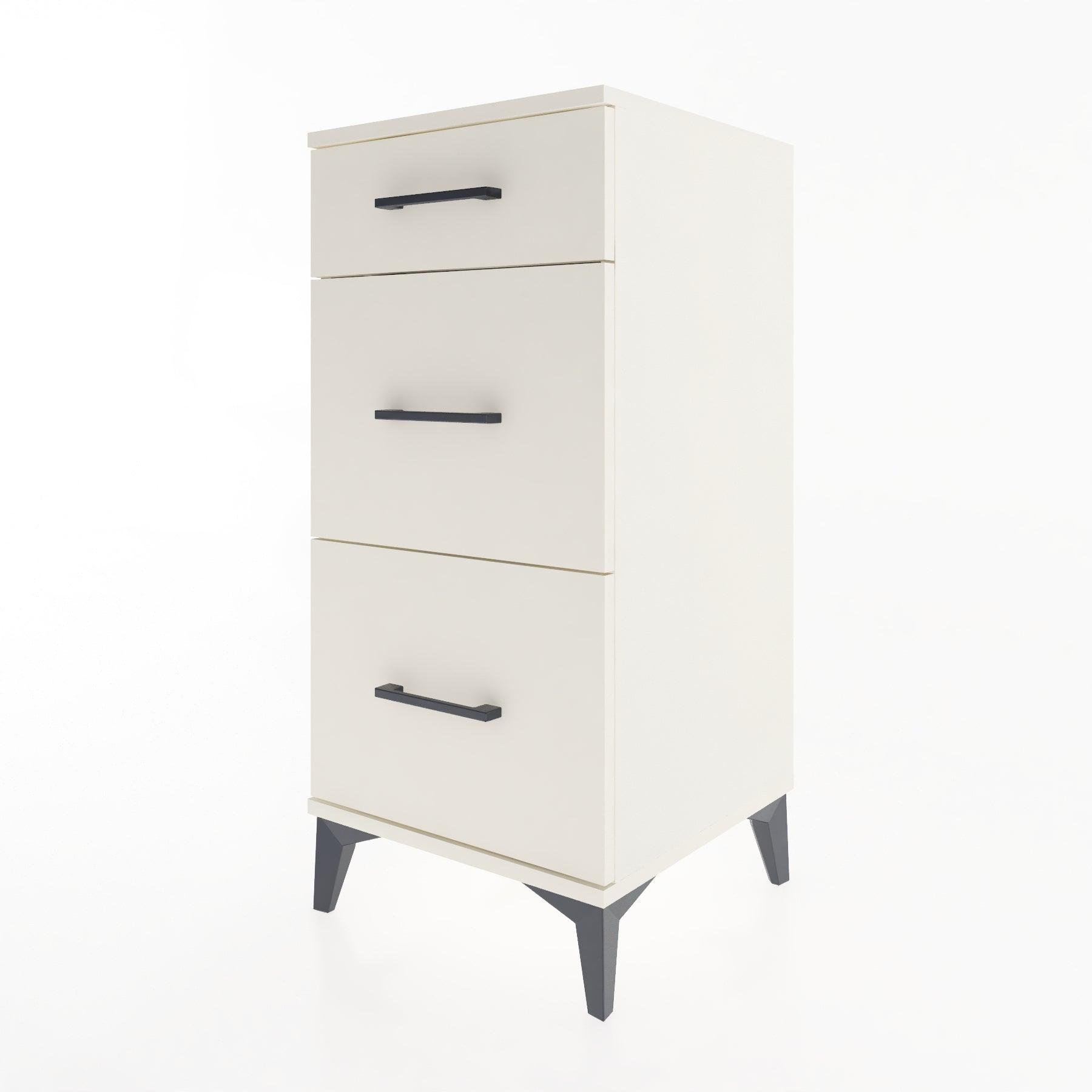 Woodntry Modular Nightstand Moonstone 44x44x84 cm Drawer C4-1