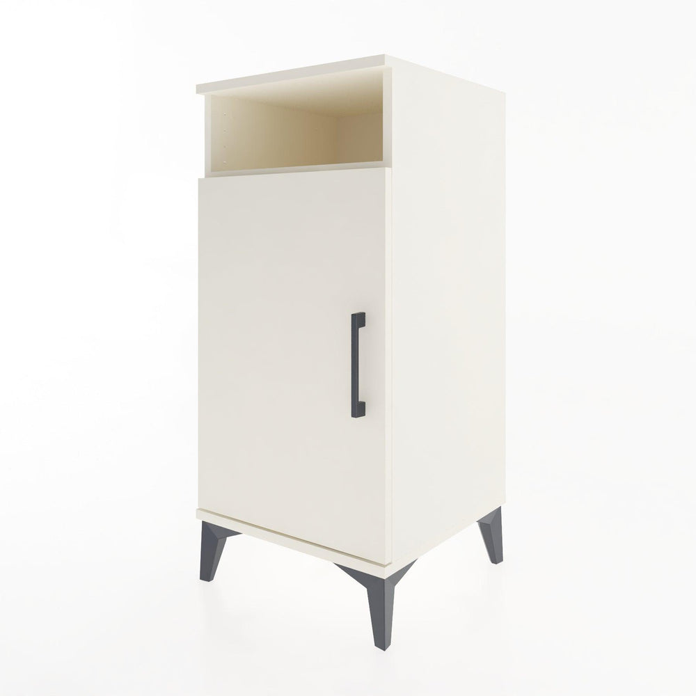 Woodntry Modular Nightstand Moonstone 44x44x84 cm with Cover and Shelf KR26-1