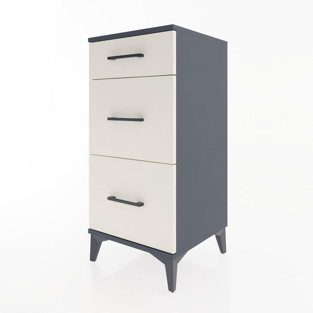 Woodntry Modular Nightstand Anthracite 44x44x84 cm Drawer C4-2