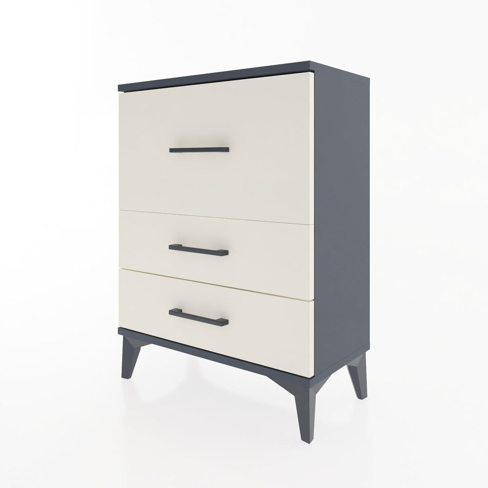 Woodntry Modular Nightstand Anthracite 60x30x68 cm Drawer C4-2