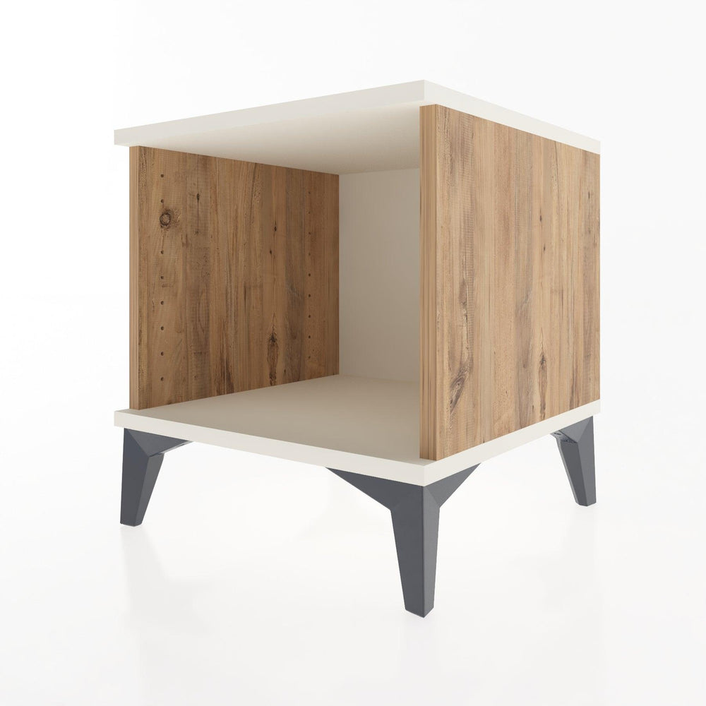 Woodntry Modular Nightstand Pine 44x44x36 cm Shelf R4-3