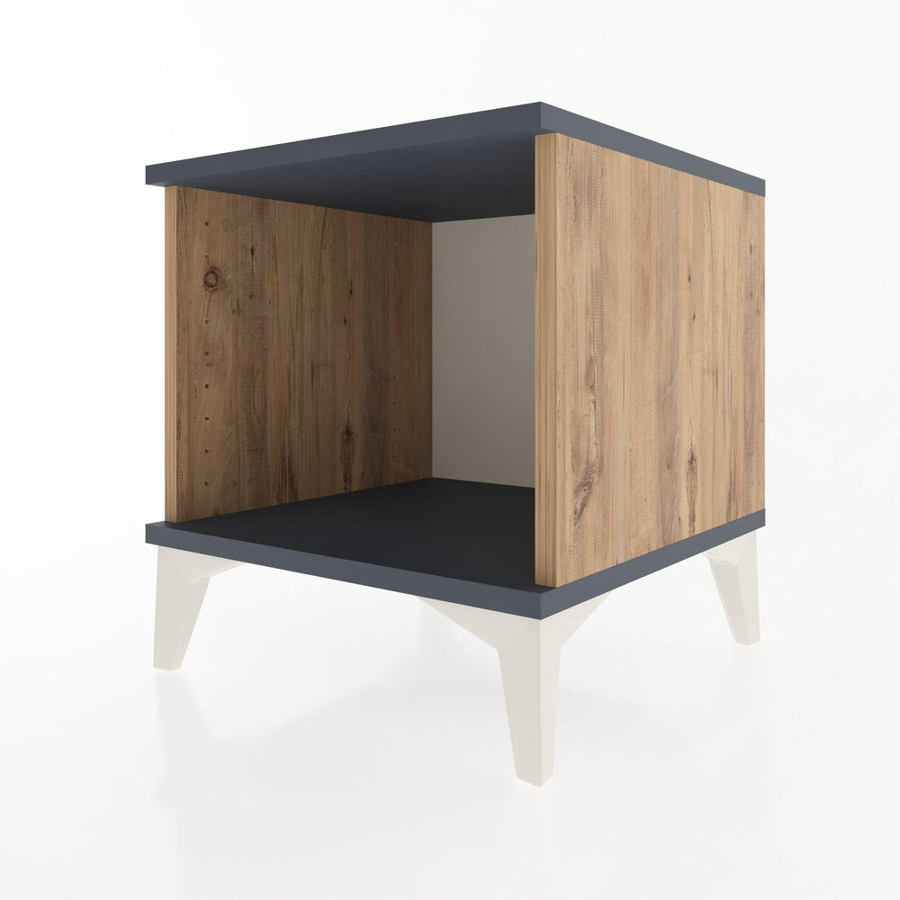 Woodntry Modular Nightstand Pine 44x44x36 cm Shelf R4-3