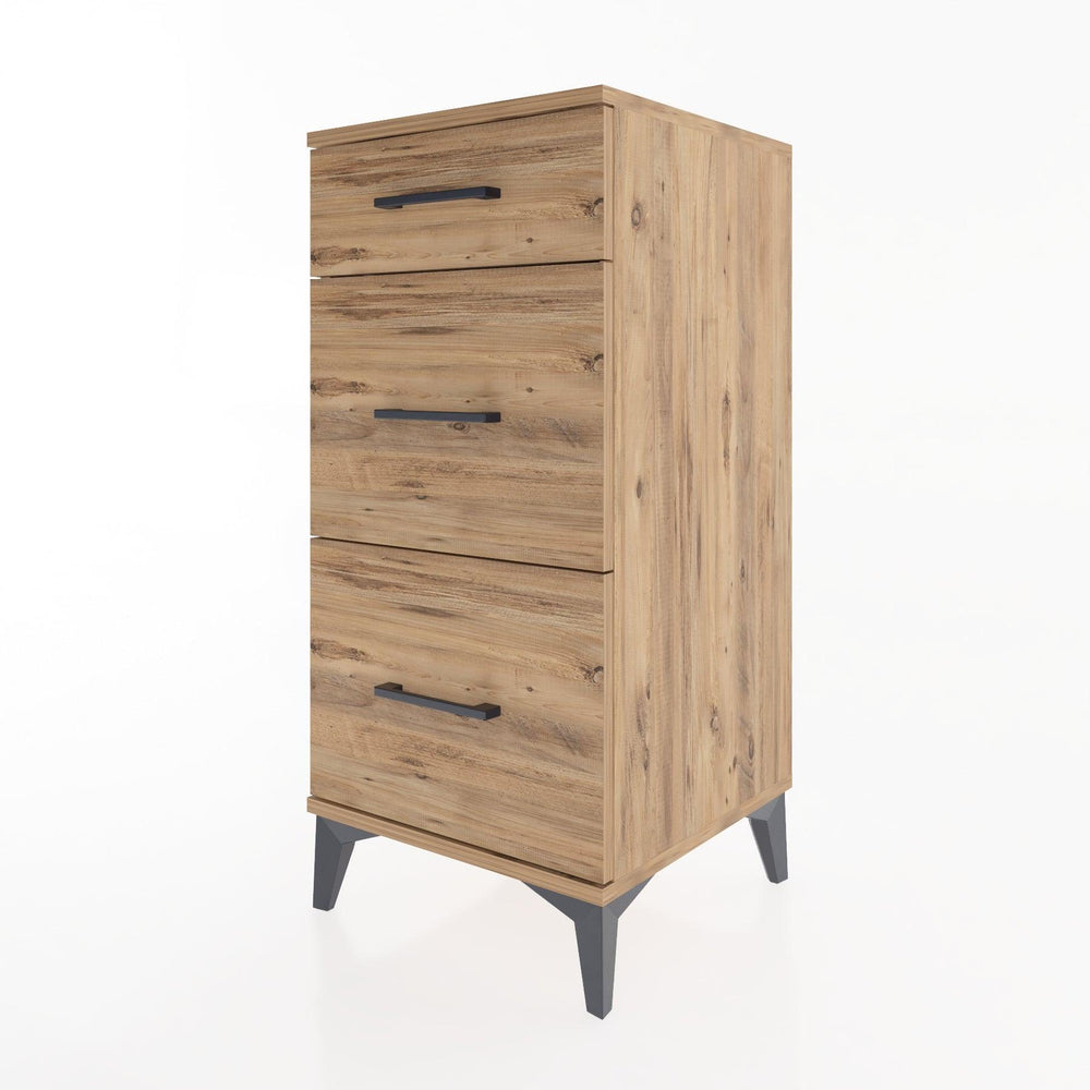 Woodntry Modular Nightstand Pine 44x44x84 cm Drawer C4-3