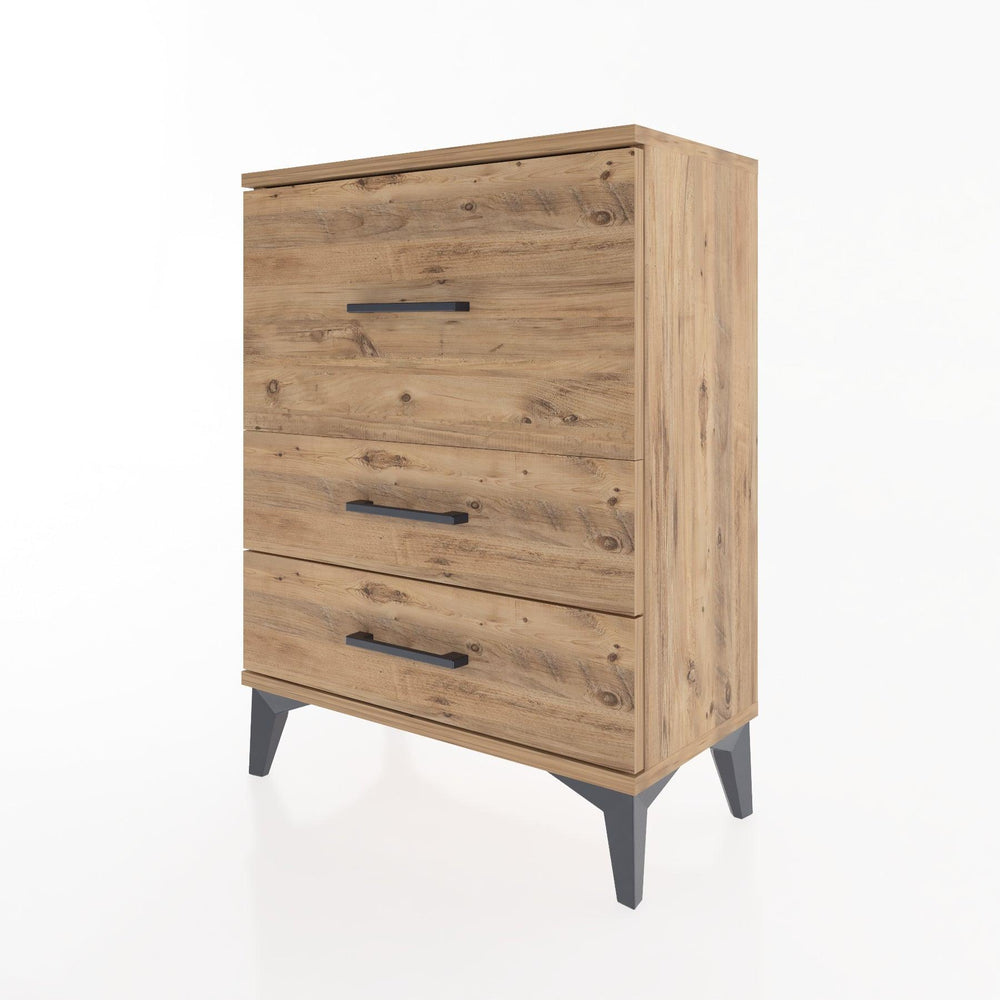 Woodntry Modular Nightstand Pine 60x30x68 cm Drawer C4-3