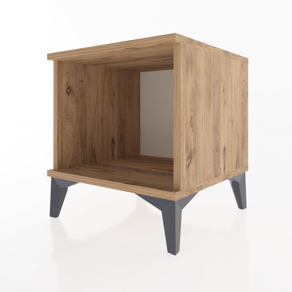 Woodntry Modular Nightstand Pine 44x44x36 cm Shelf R4-3