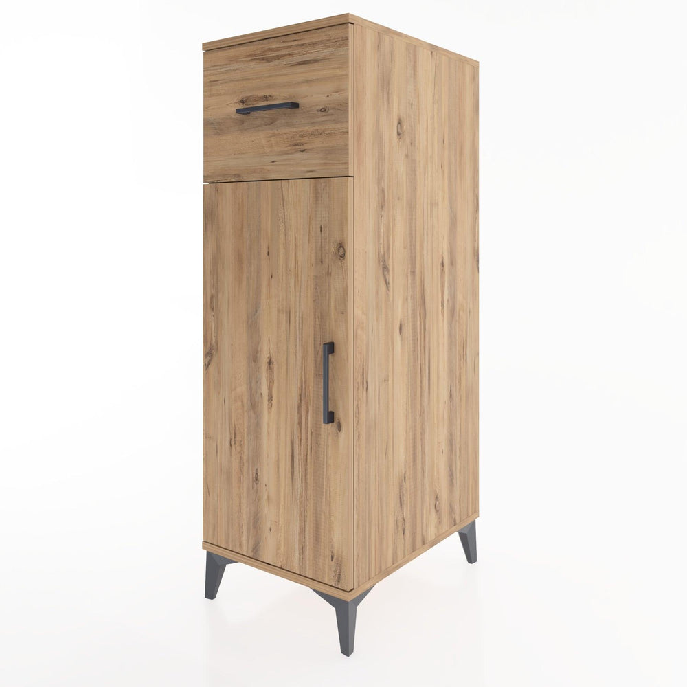 Woodntry Modular Cabinet Pine 44x30x122 cm with Doors and Drawers KC4-3