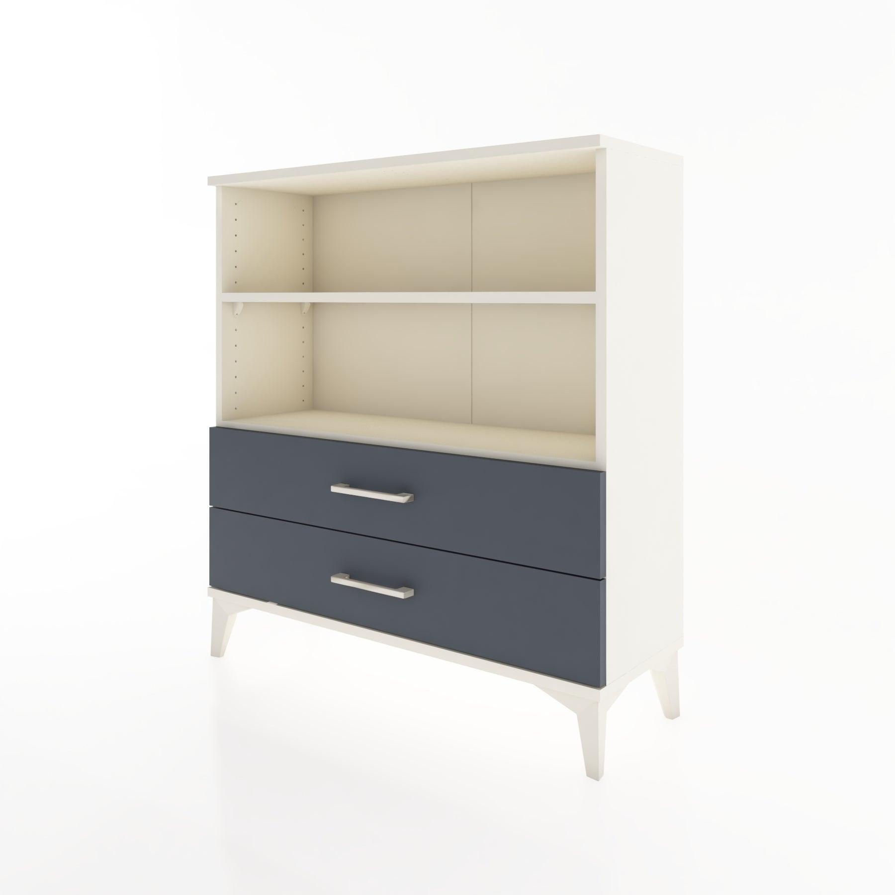Woodntry Modular Dresser Moonstone 88x30x84 cm with Drawers and Shelves CR5-1