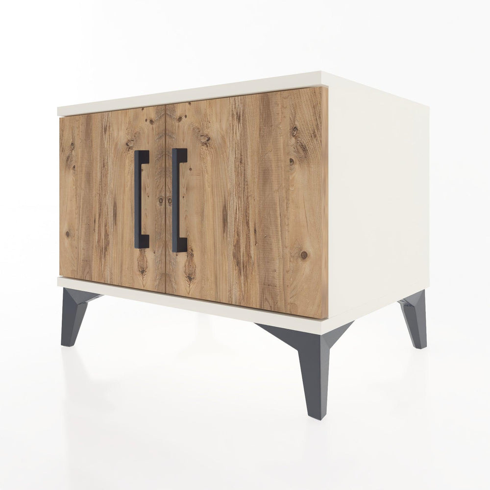 Woodntry Modular Nightstand Moonstone 60x44x68 cm with Lid K5-1