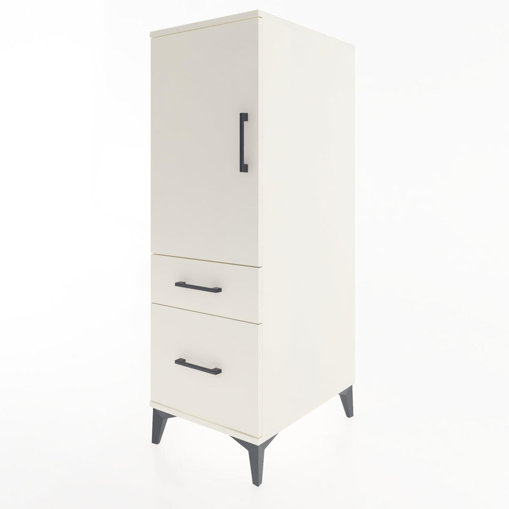 Woodntry Modular Cabinet Moonstone 44x30x122 cm with Doors and Drawers KC105-1
