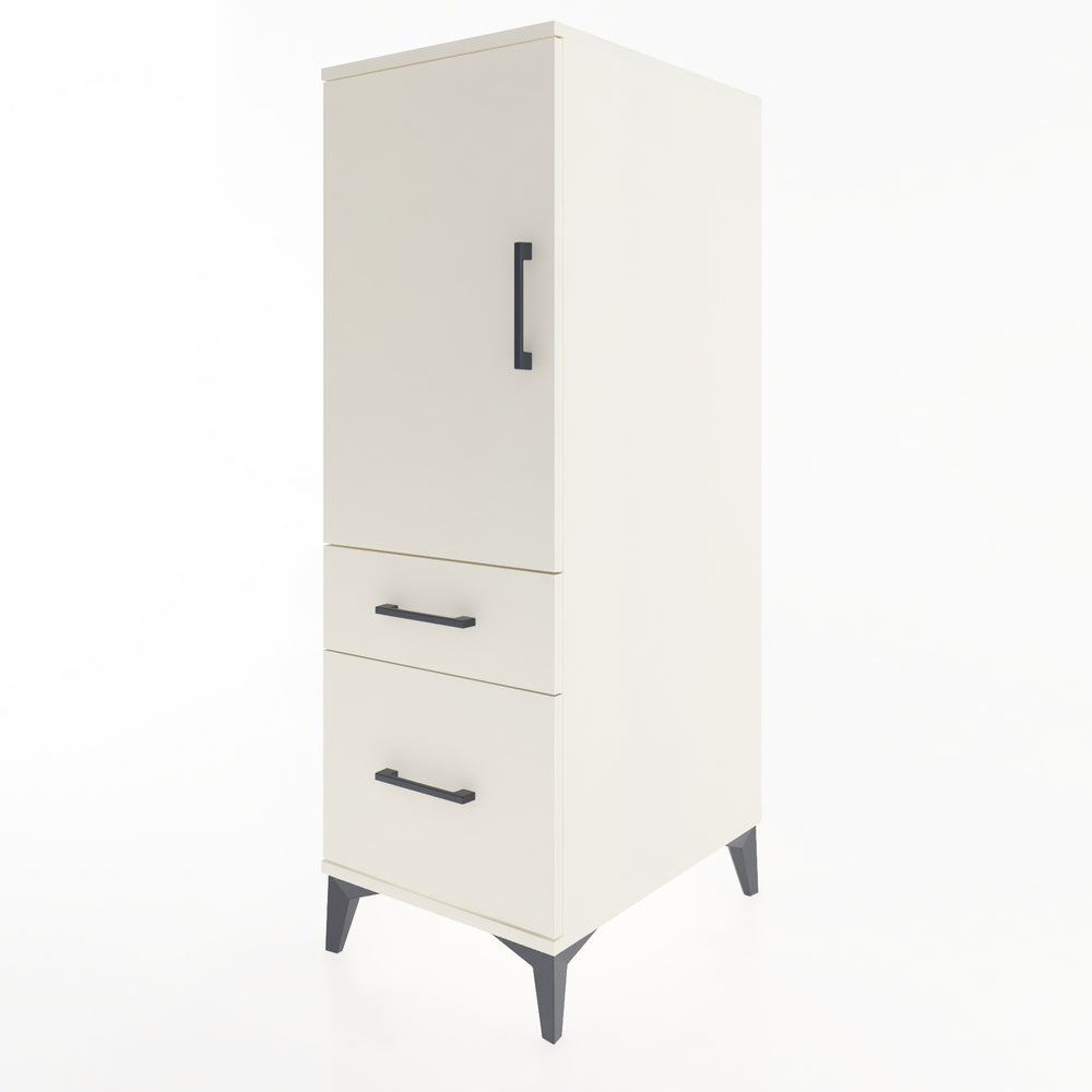 Woodntry Modular Cabinet Moonstone 44x59x122 cm with Doors and Drawers KC105-1