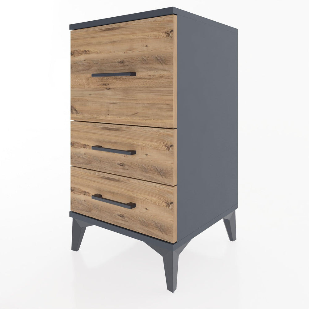 Woodntry Modular Nightstand Anthracite 44x44x68 cm Drawer C5-2
