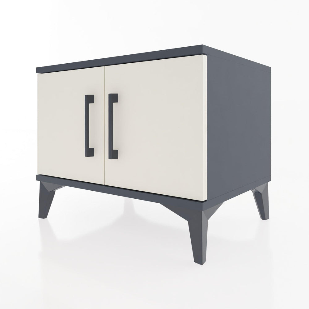 Woodntry Modular Nightstand Anthracite 60x44x68 cm Lidded K5-2
