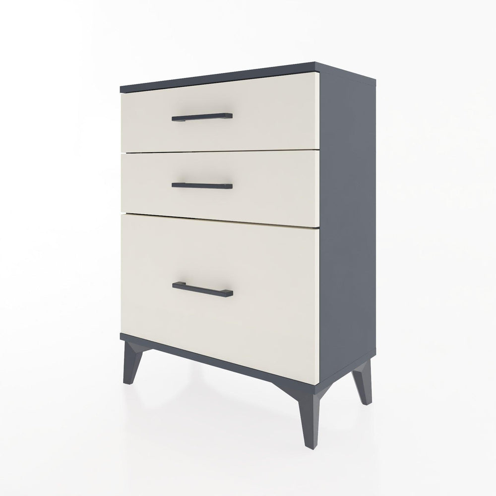 Woodntry Modular Nightstand Anthracite 60x30x68 cm Drawer C5-2