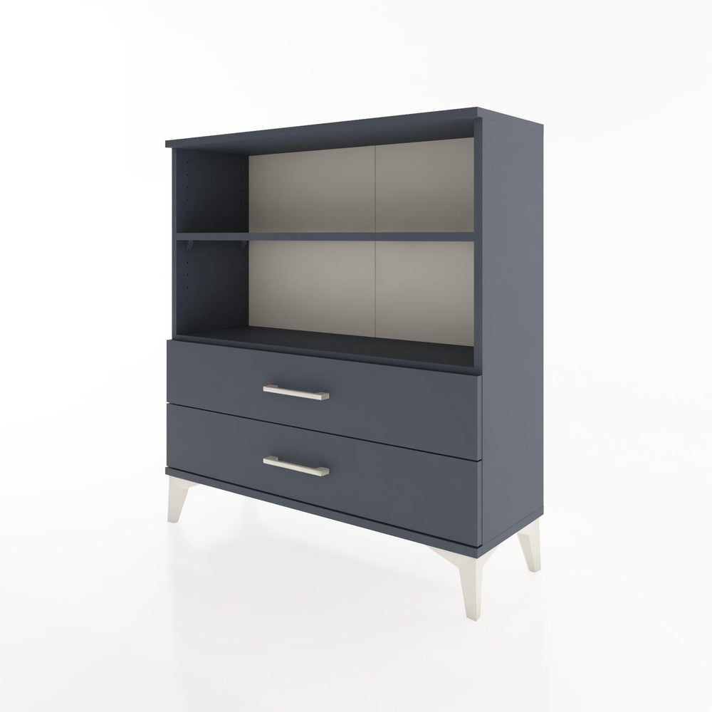 Woodntry Modular Dresser Anthracite 88x30x84 cm with Drawers and Shelves CR5-2