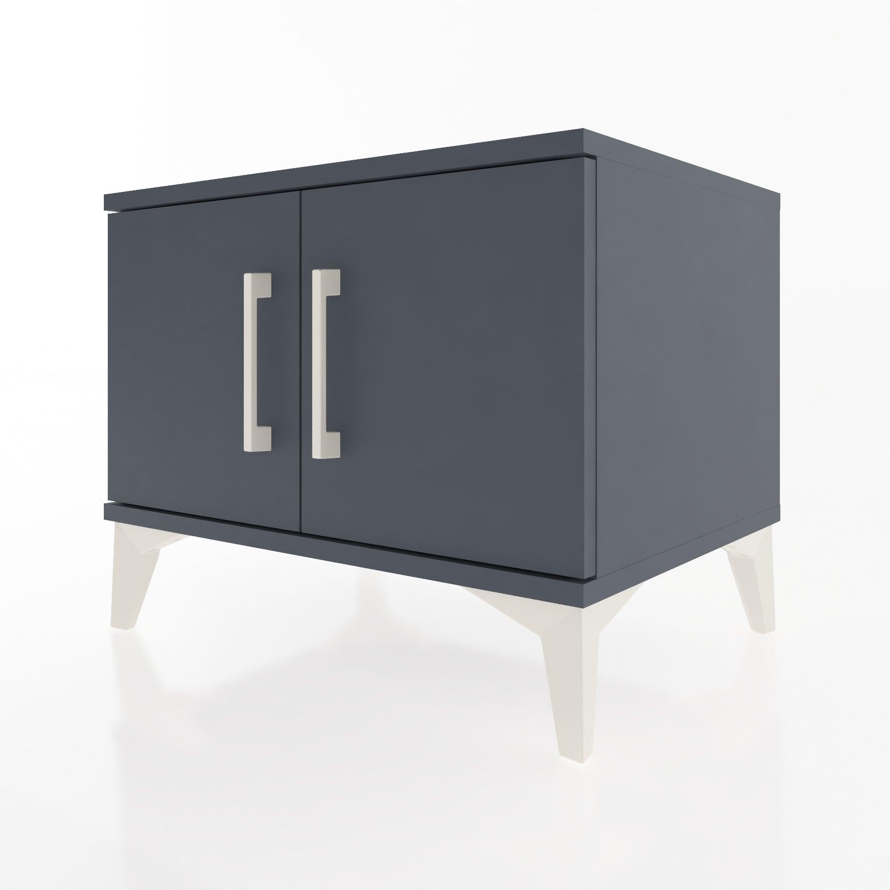 Woodntry Modular Nightstand Anthracite 60x44x68 cm Lidded K5-2