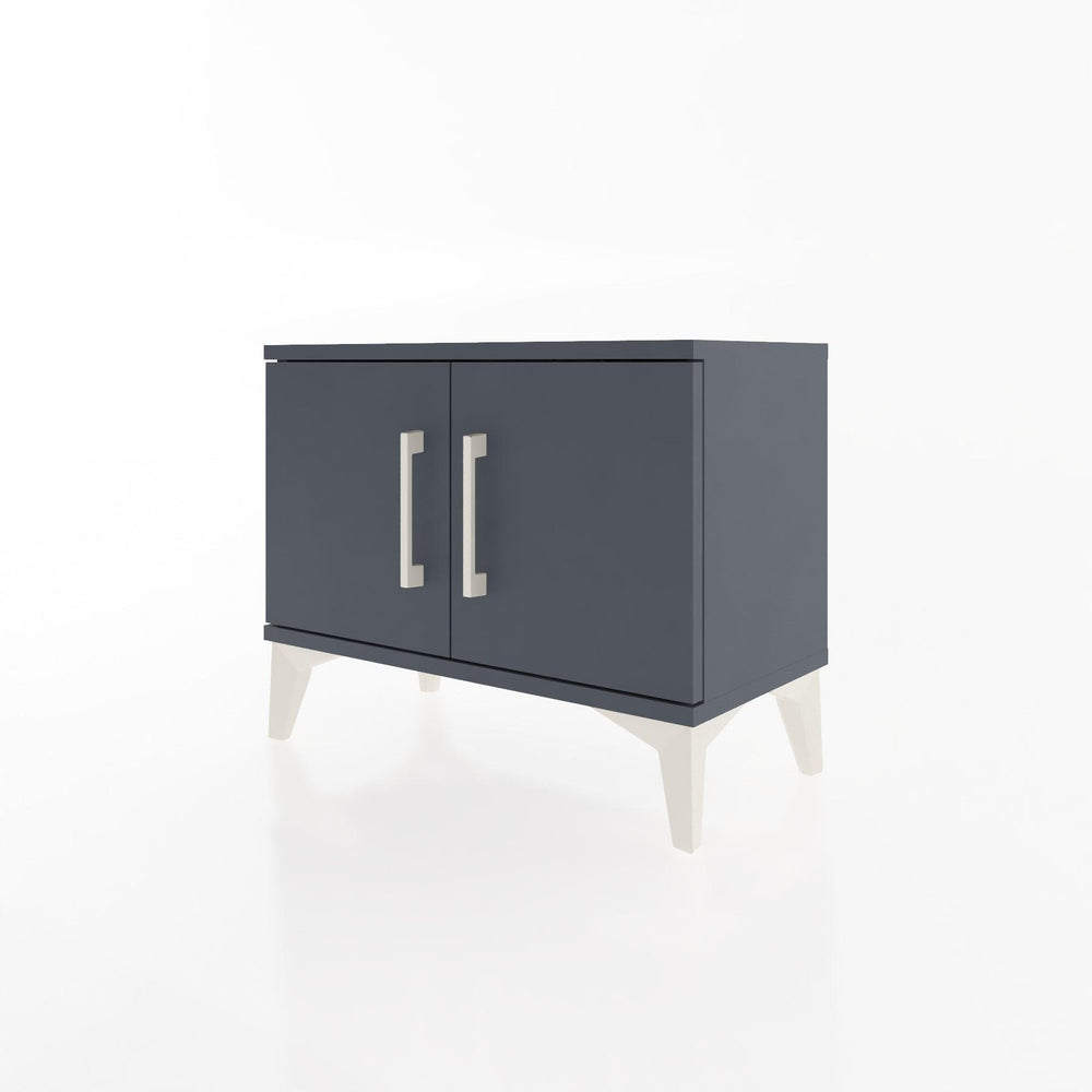 Woodntry Modular Nightstand Anthracite 60x30x36 cm with Lid K5-2