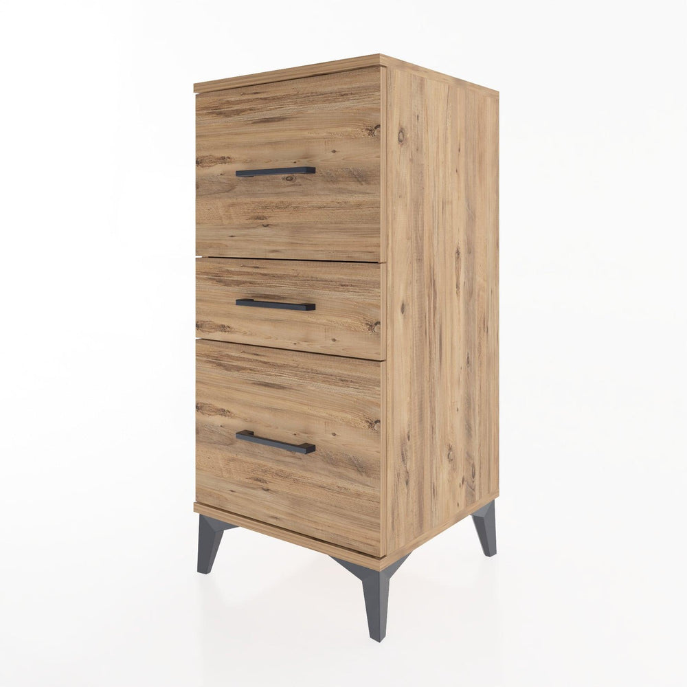 Woodntry Modular Nightstand Pine 44x44x84 cm Drawer C5-3