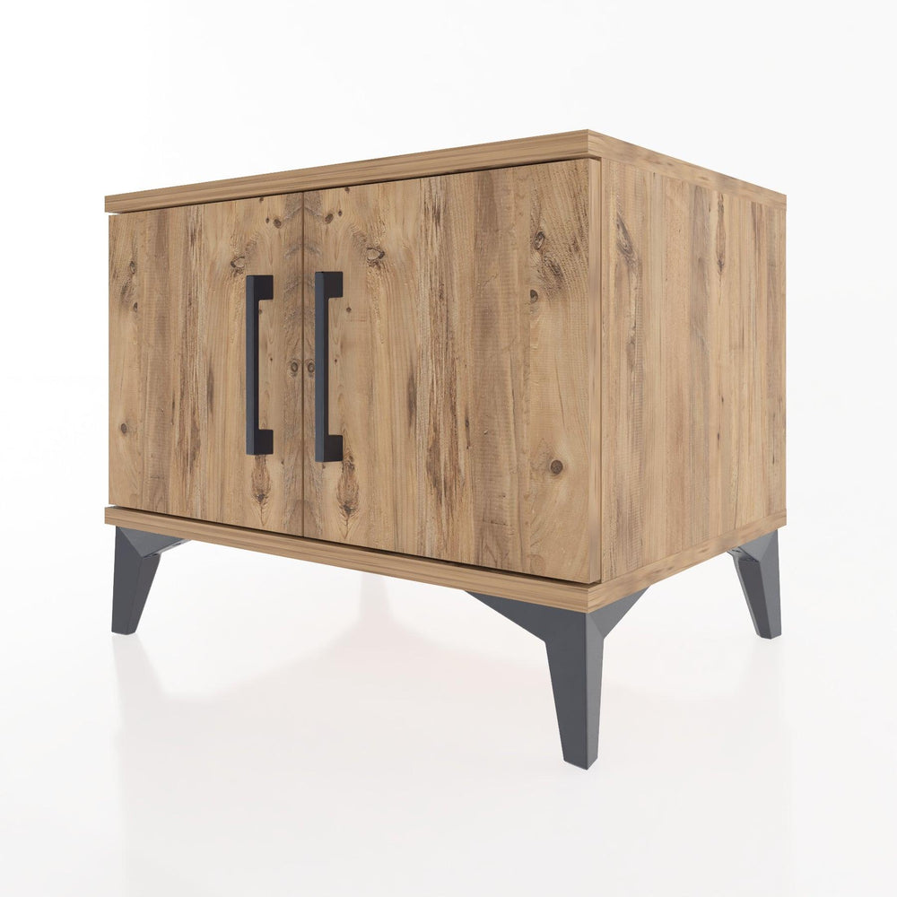 Woodntry Modular Nightstand Pine 60x44x68 cm With Cover K5-3