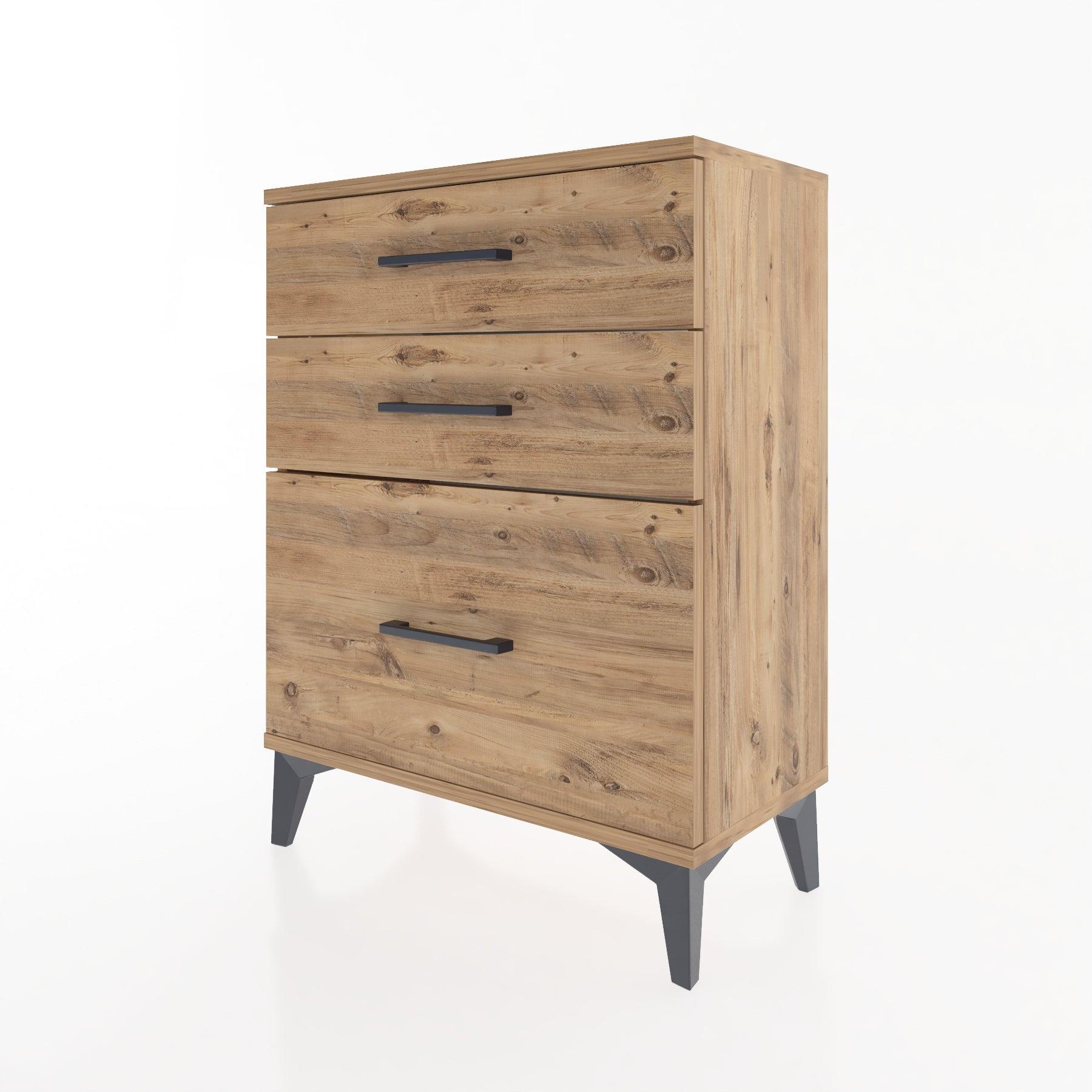 Woodntry Modular Nightstand Pine 60x30x68 cm Drawer C5-3
