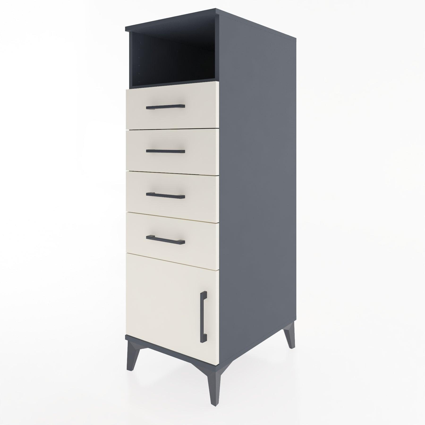 Woodntry Modular Cabinet Anthracite 44x30x122 cm Functional F56-2