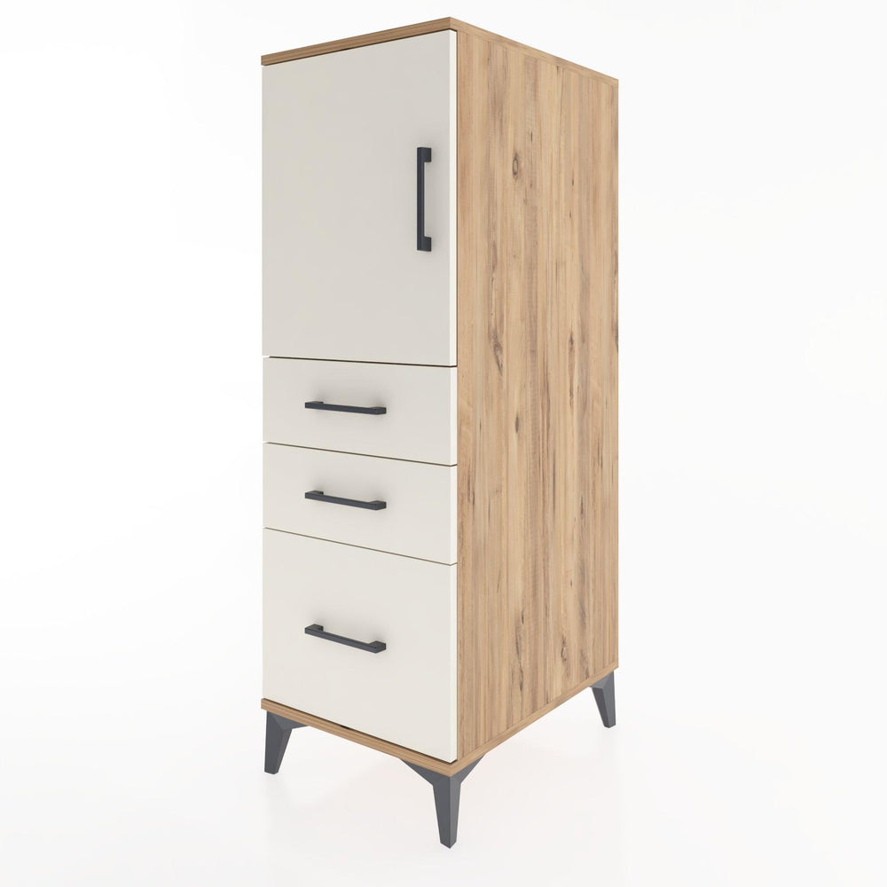 Woodntry Modular Cabinet Pine 44x59x122 cm with Doors and Drawers KC6-3