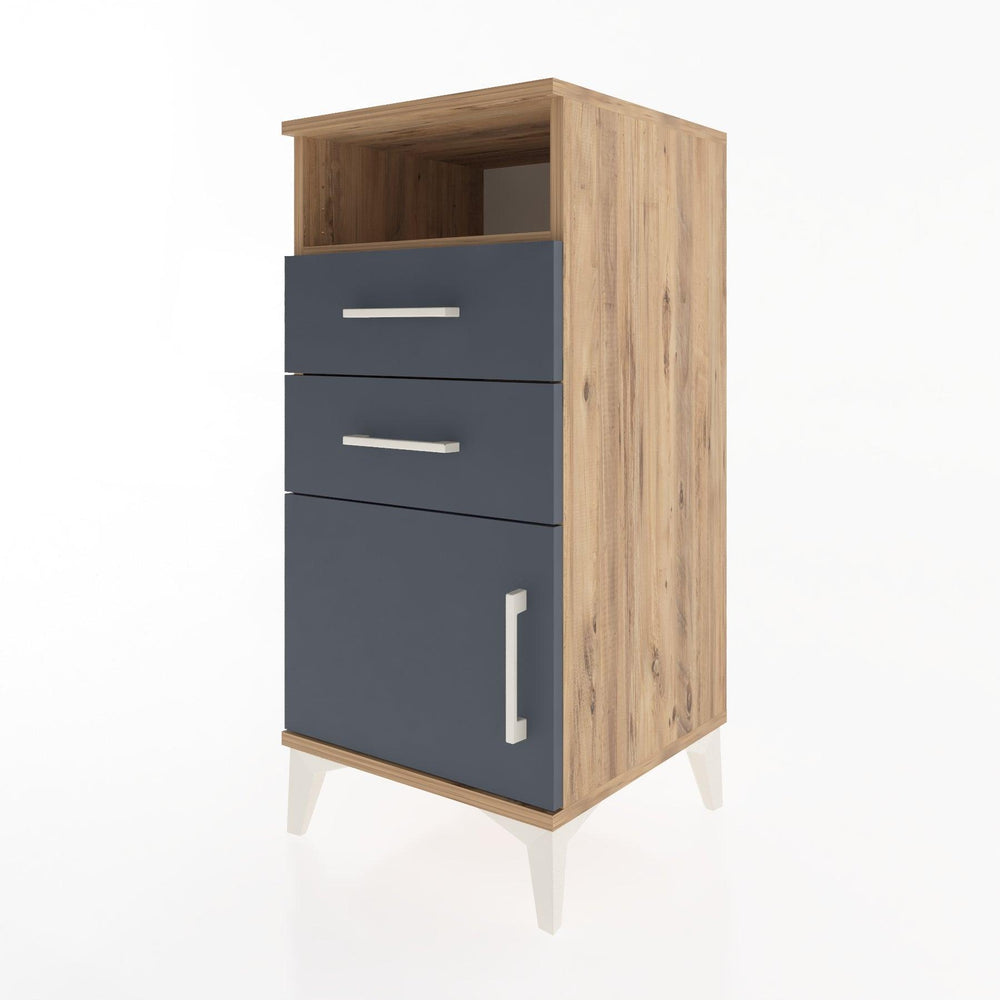 Woodntry Modular Nightstand Pine 44x44x84 cm Functional F50-3