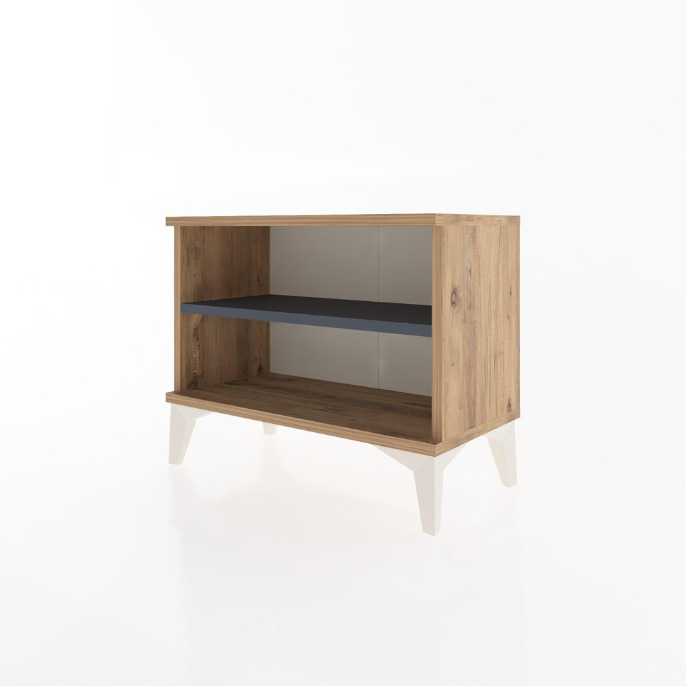 Woodntry Modular Nightstand Pine 60x30x36 cm with Shelf R6-3